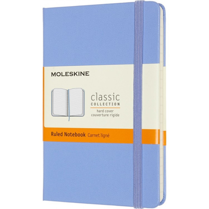 Блокнот MOLESKINE CLASSIC POCKET линейка, голубая гортензия MM710B42